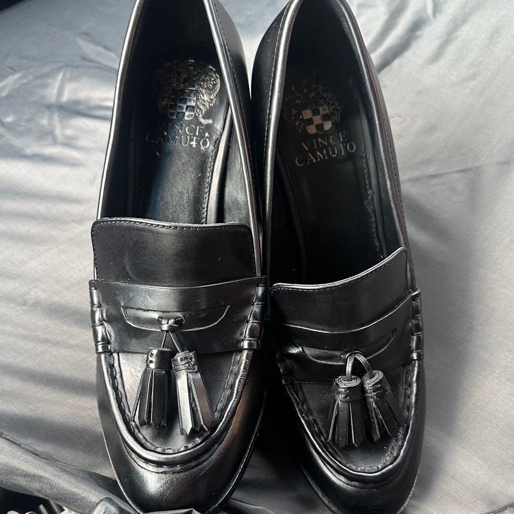 Vince Camuto Ebony Tassel Loafers for Women